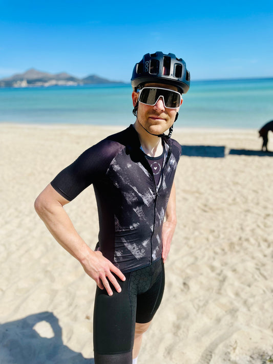 Cyklistický dres JML Rush Brush Black - Jerseys Made with Love