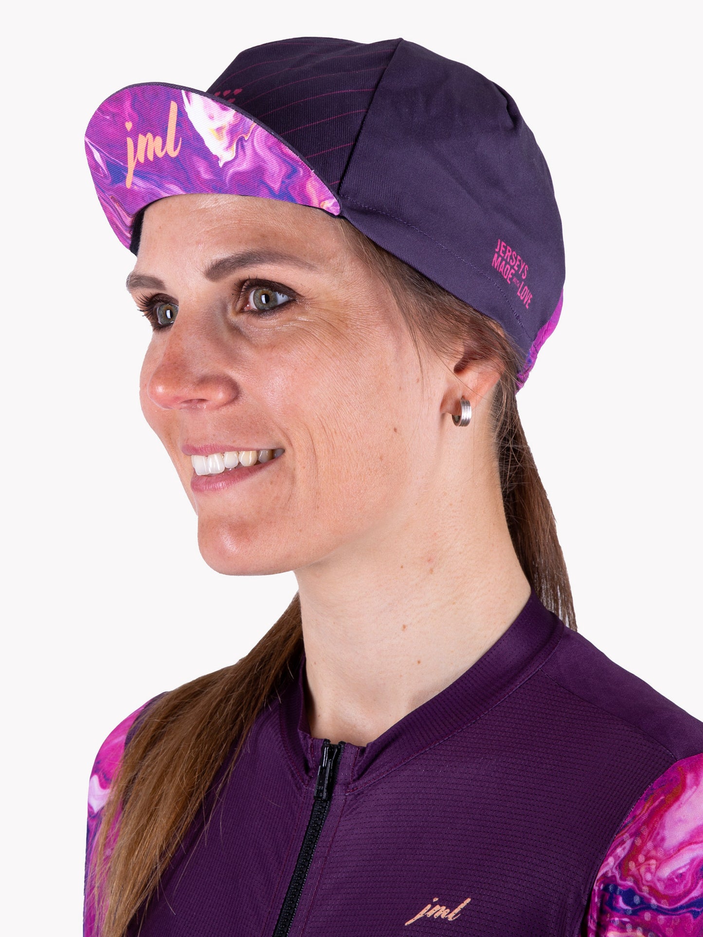 Cyklistická čepička JML Liquid Violet - Jerseys Made with Love