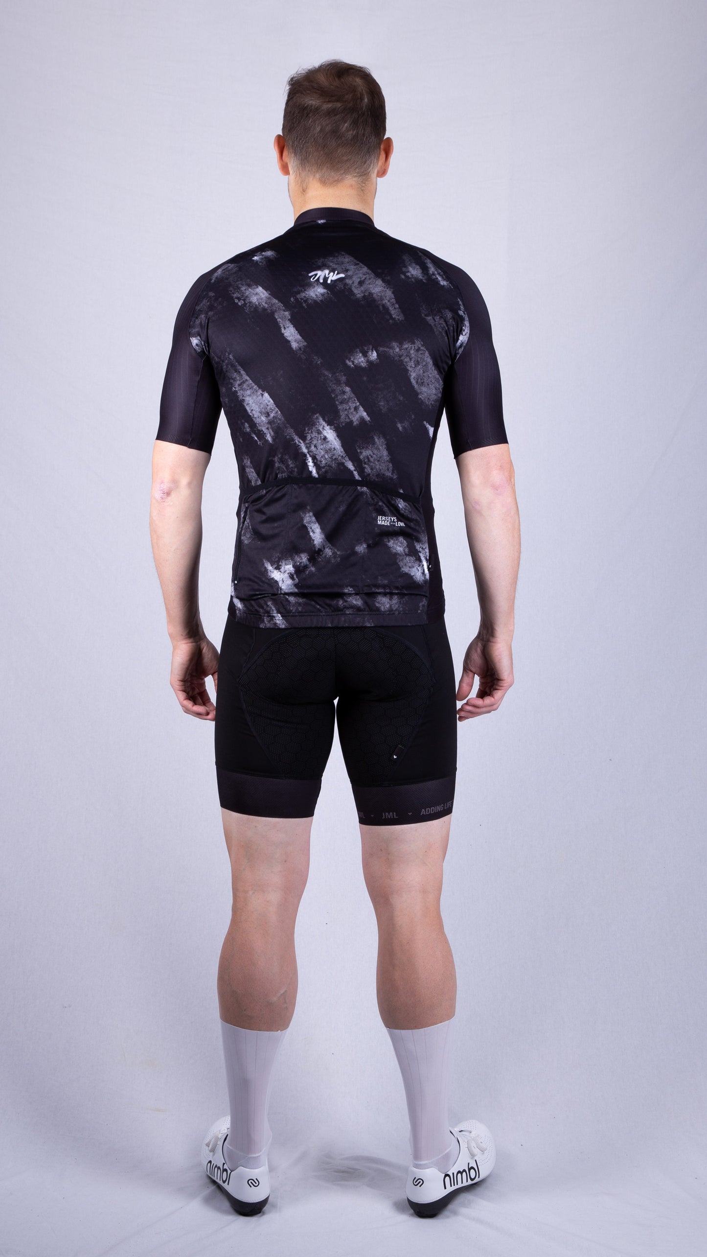 Cyklistický dres JML Rush Brush Black - Jerseys Made with Love