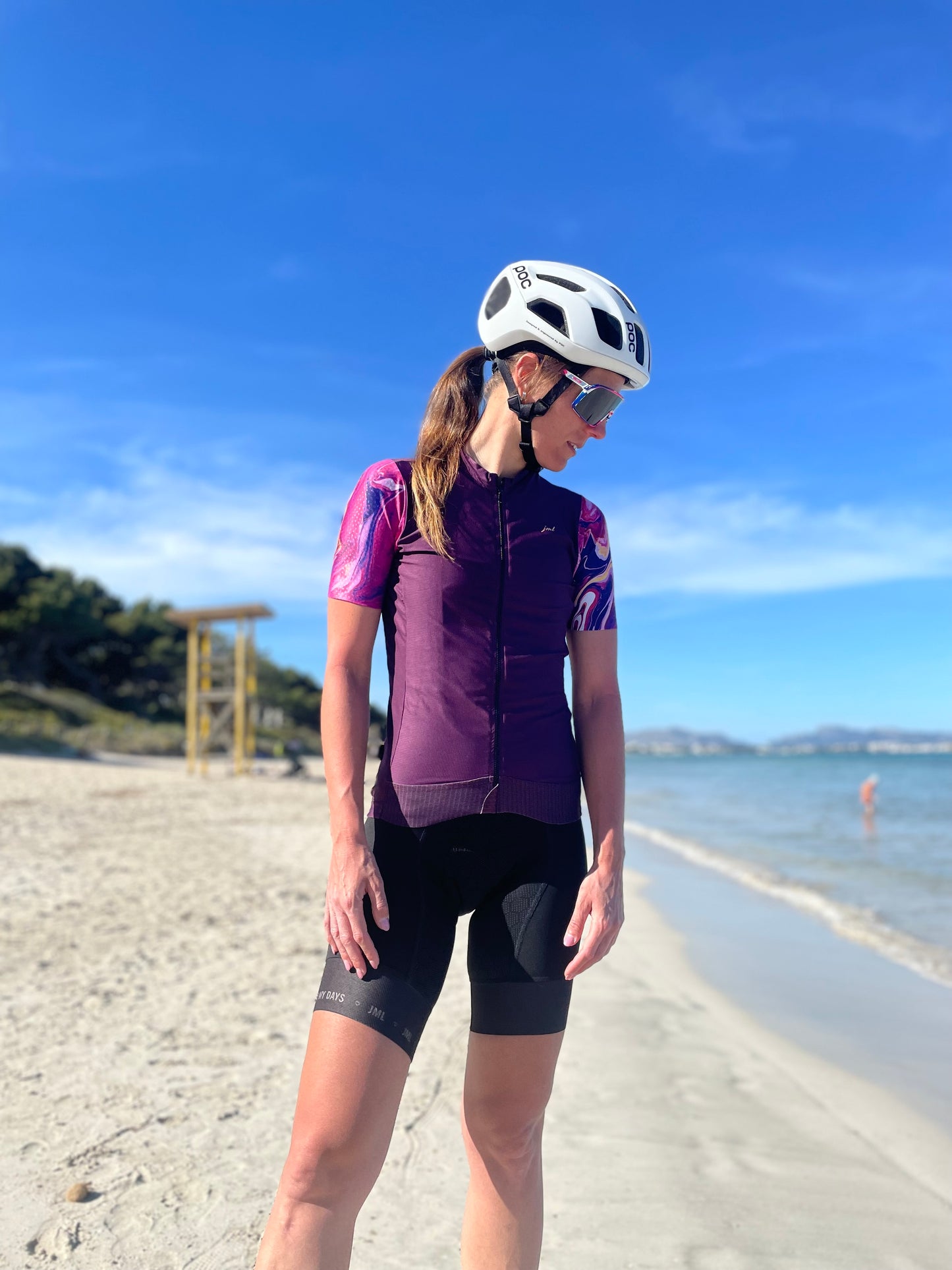 Dámský cyklistický dres JML Liquid Violet