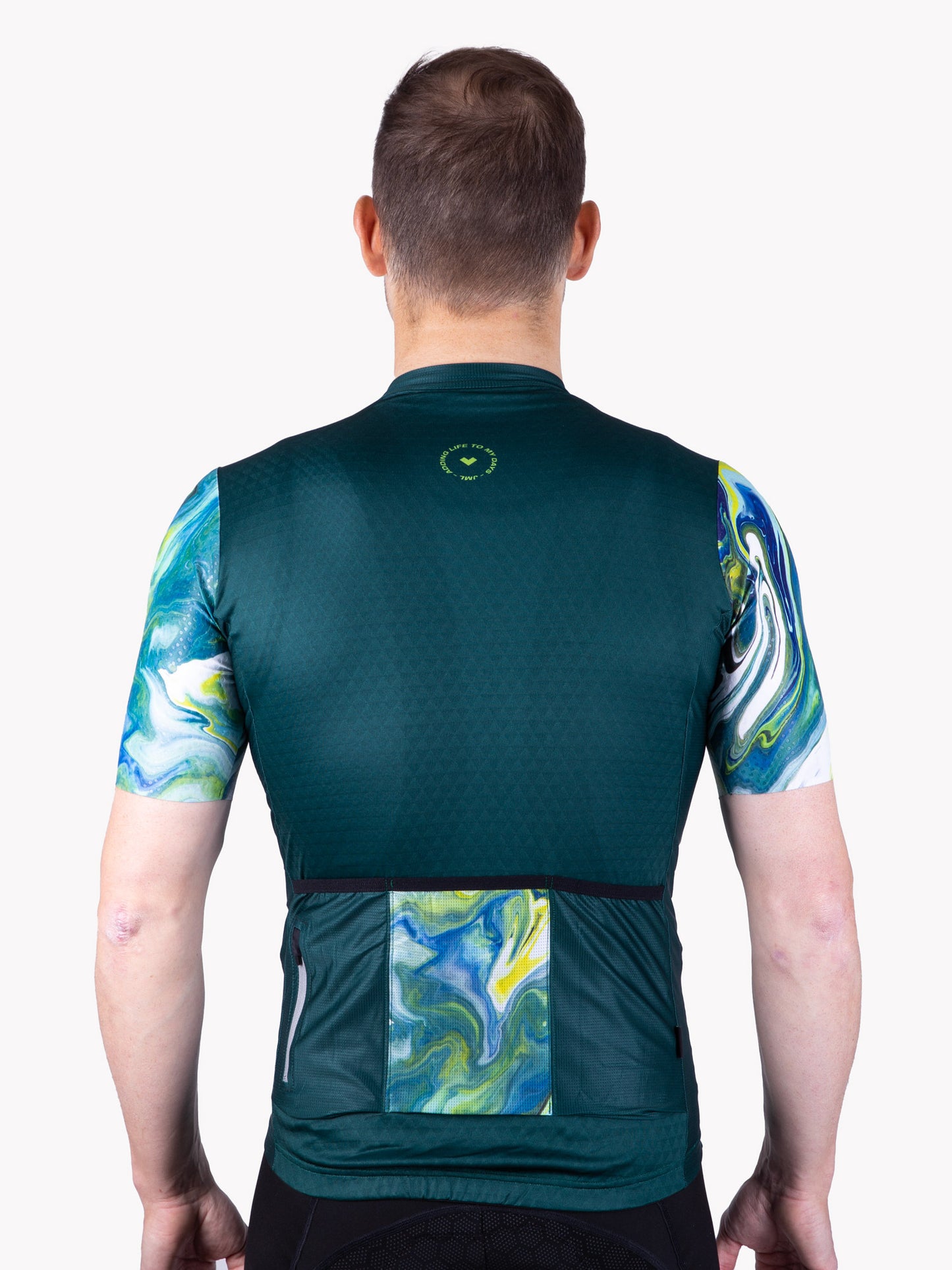 Cyklistický dres JML Liquid Jersey Green (Unisex) - Jerseys Made with Love