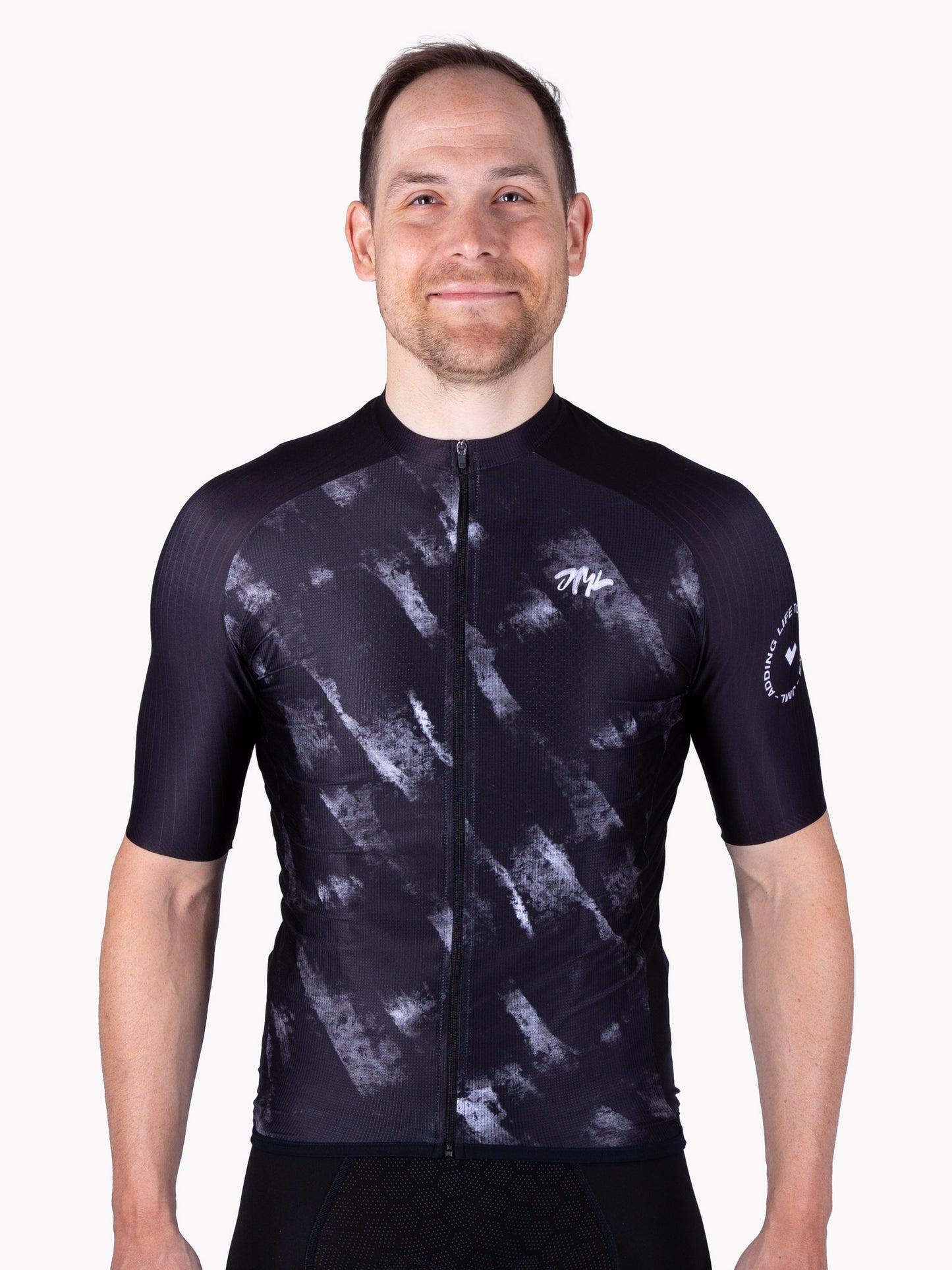 Cyklistický dres JML Rush Brush Black - Jerseys Made with Love